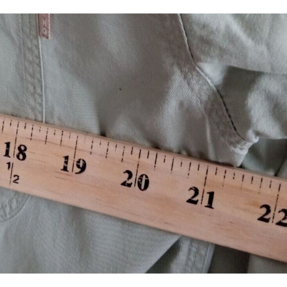 Chinowear Bugle Boy For Her Shirt  Women's Medium Green Button Down VTG - Picture 5 of 8